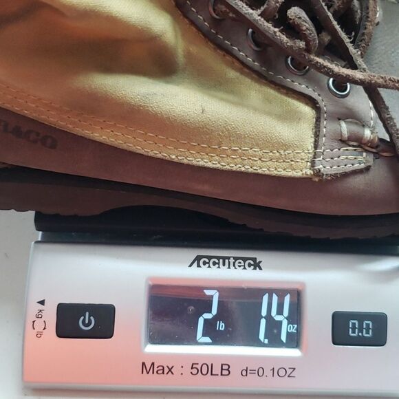 Filson Sebago Boots Tin Cloth Mens 7.5 Brown Tan Unisex Gorpcore Rugged Outdoor main image 6